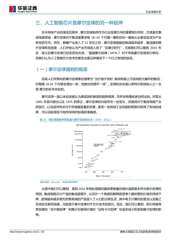 人工智能芯片行业研究报告：人工智能芯片高热度揭示半导体产业方向-undefined