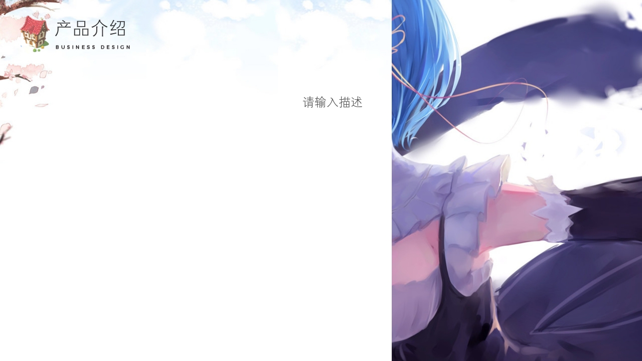 二次元动漫游戏社交平台APP创业项目商业计划书PPT模版 -产品介绍