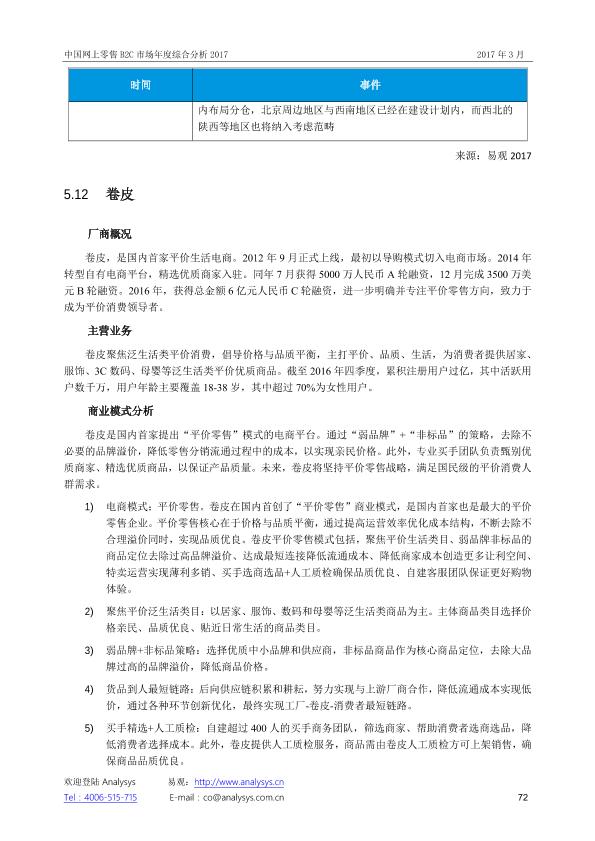 零售行业市场研究报告：中国网上零售B2C市场年度综合分析2017_V1_20170328.-undefined