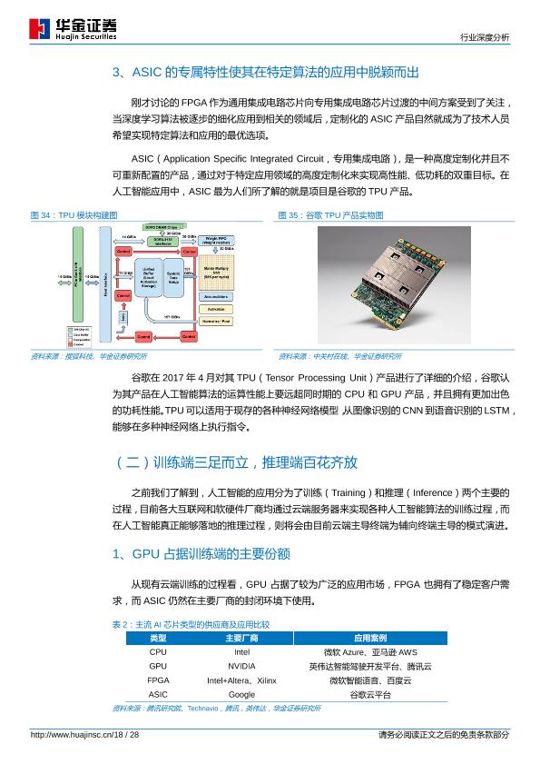 人工智能芯片行业研究报告：人工智能芯片高热度揭示半导体产业方向-undefined