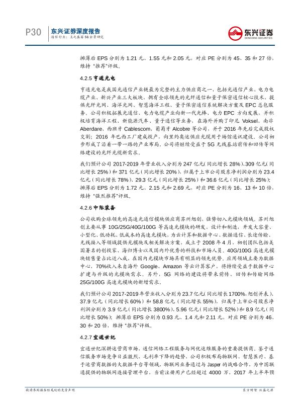 通讯行业研究报告：东兴证券-王之盛宴 5G全景研究-undefined